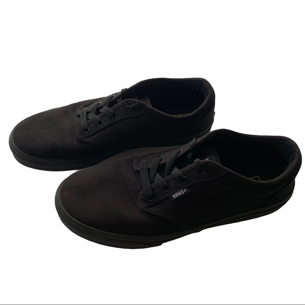 Vans Boys/Kids Black Sneakers SZ 7